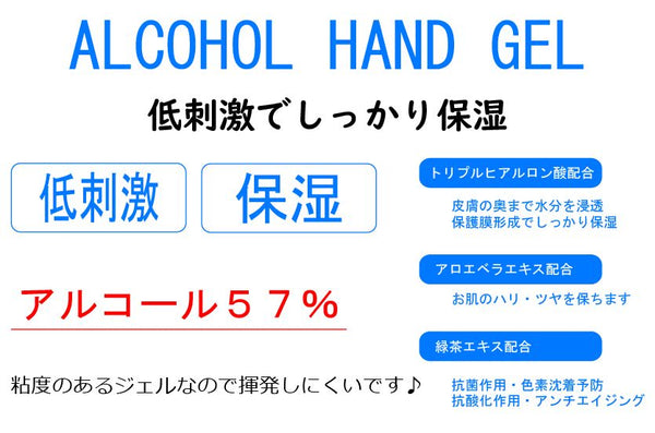 アルコールハンドジェル 30ml