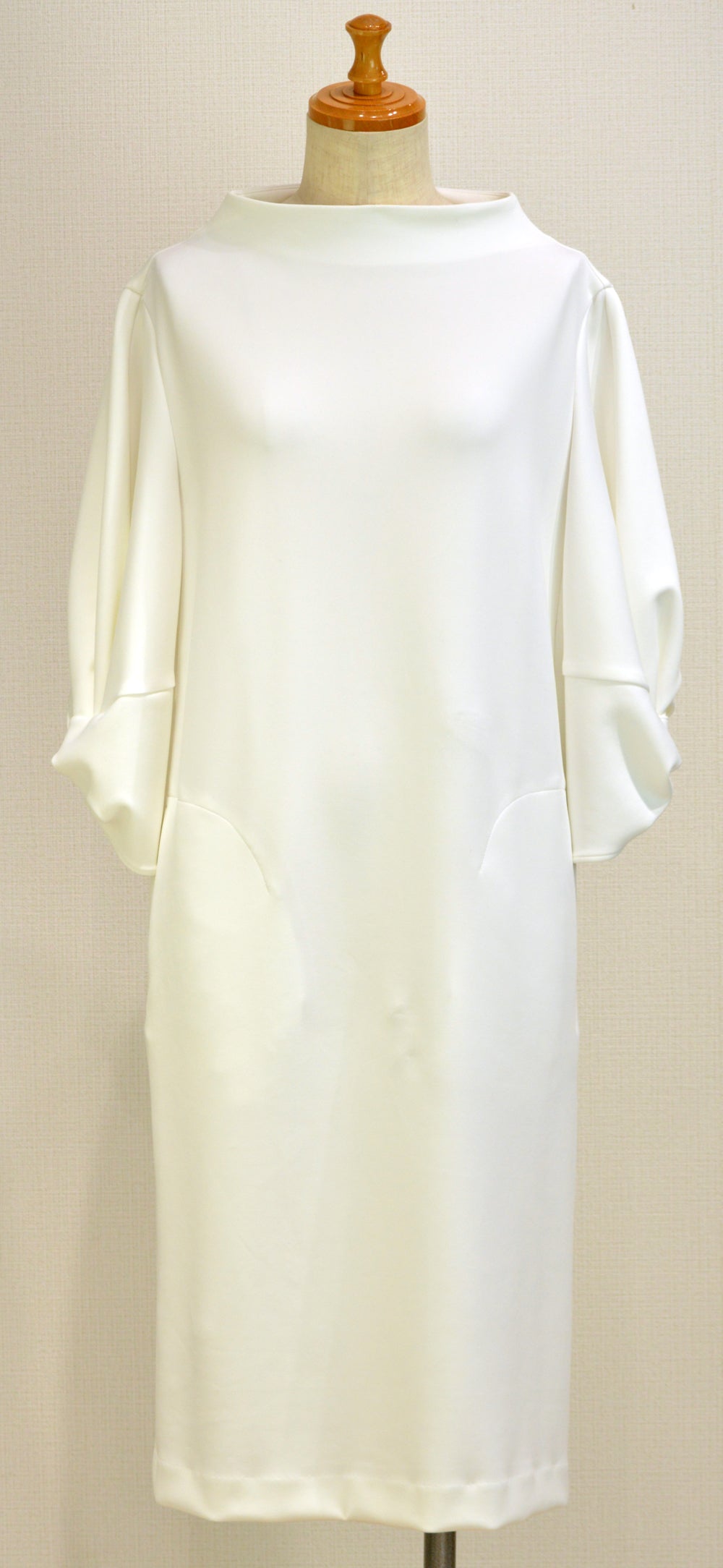 美品✨ヴィッチーノアレイ　レイヤードワンピース　リネン　ベルト　日本製　38 美品✨ヴィッチーノアレイ 爽やかレイヤードワンピース リネン